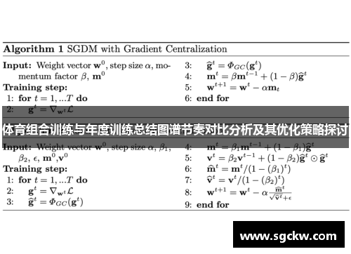 体育组合训练与年度训练总结图谱节奏对比分析及其优化策略探讨